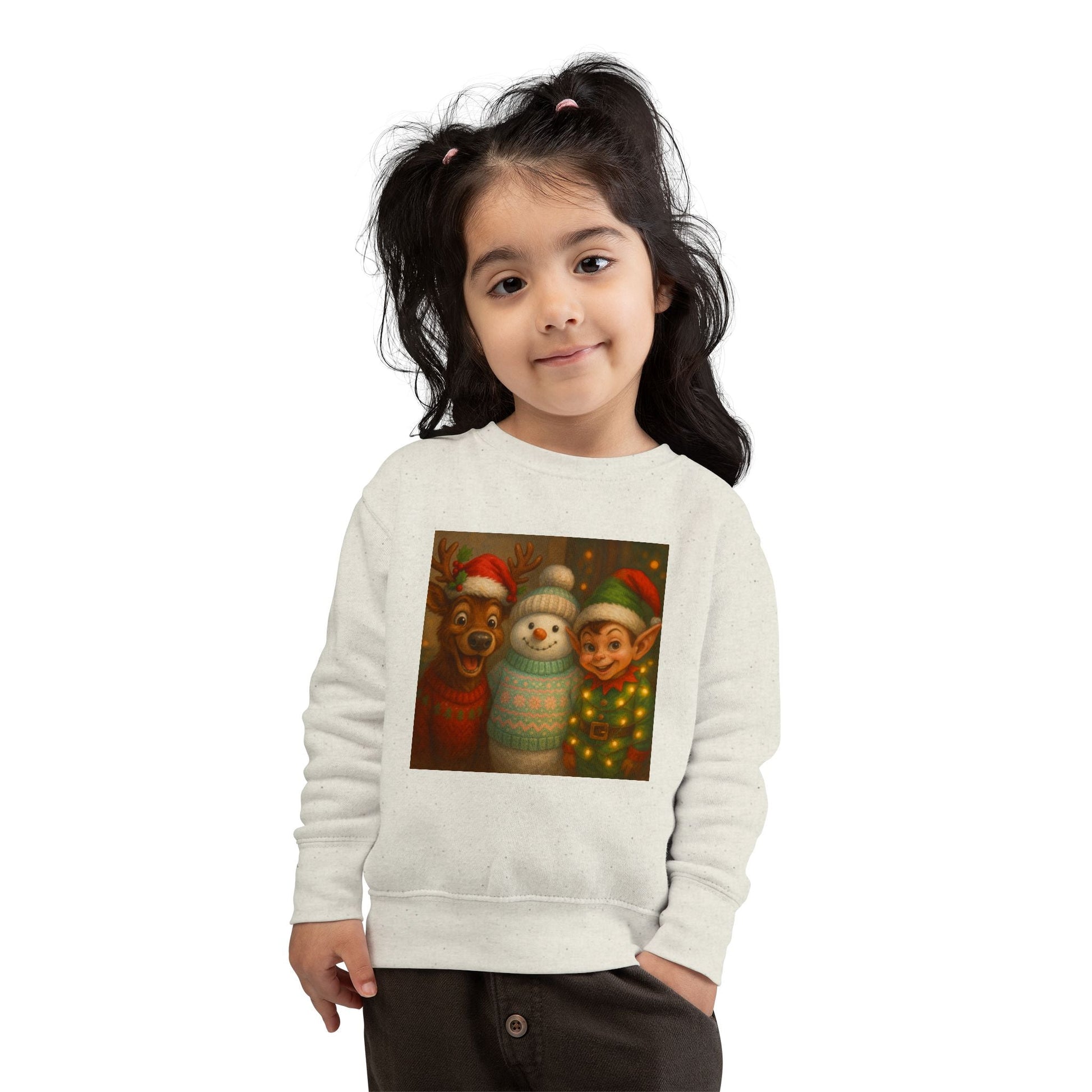 Fun Festive Toddler Sweatshirt Printify