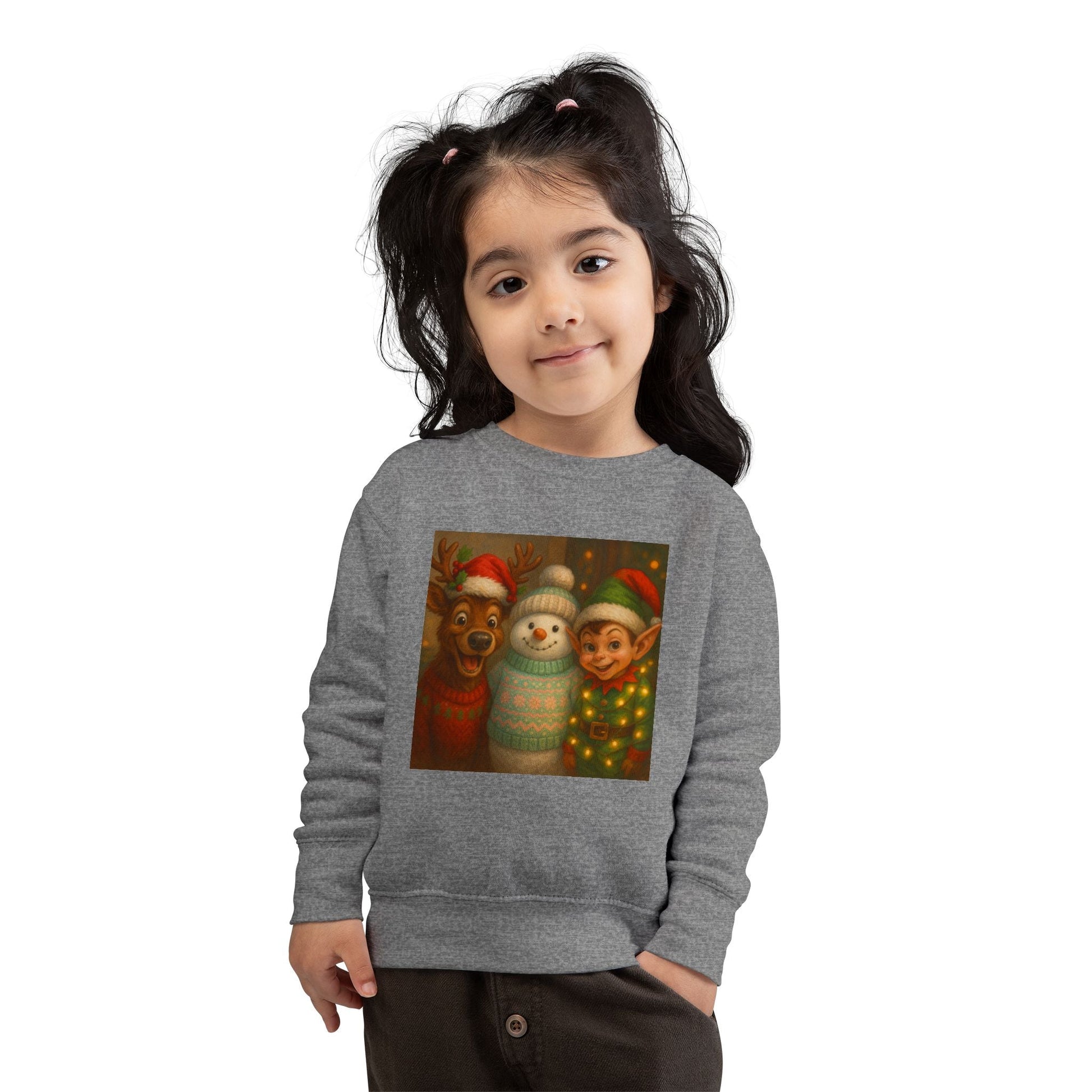 Fun Festive Toddler Sweatshirt Printify