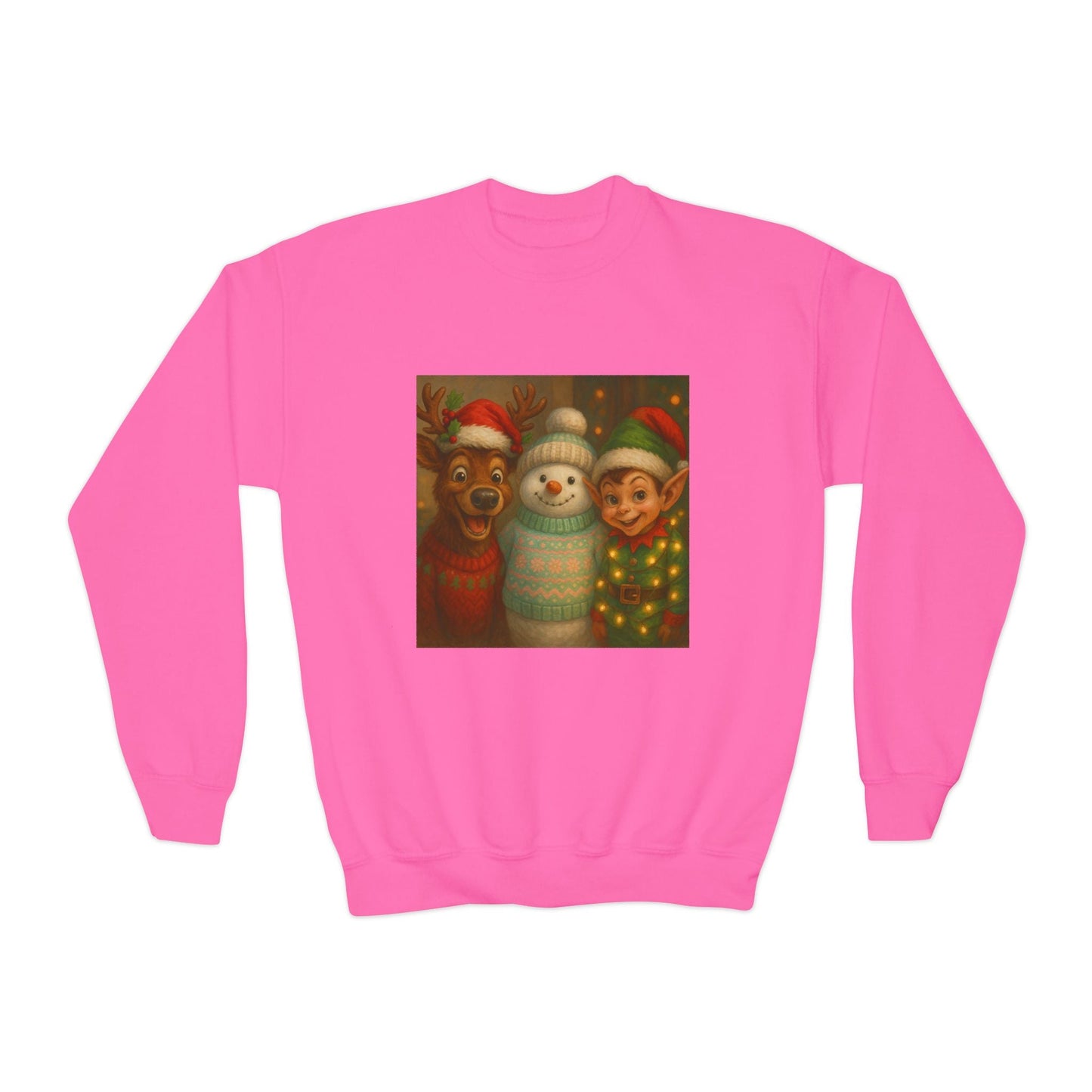 Fun Youth Christmas Sweatshirt Printify