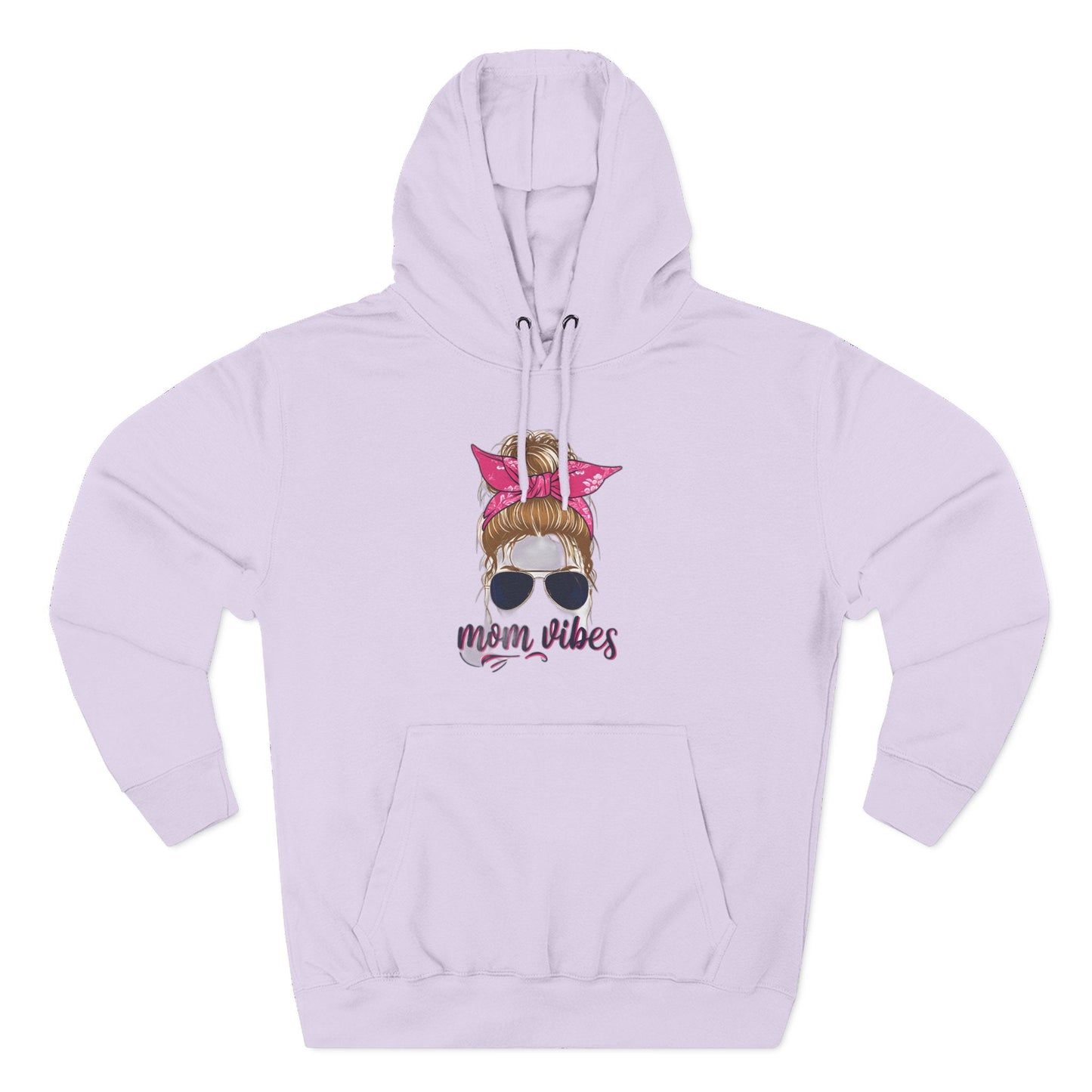 Mom Vibes Fleece Hoodie Printify