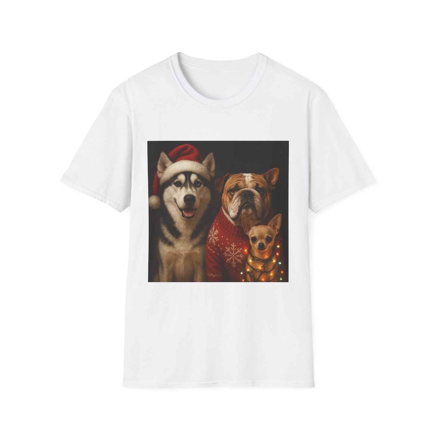 Christmas Dog T-Shirt Printify