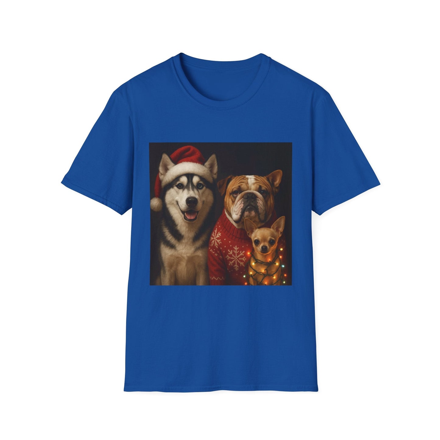 Christmas Dog T-Shirt Printify