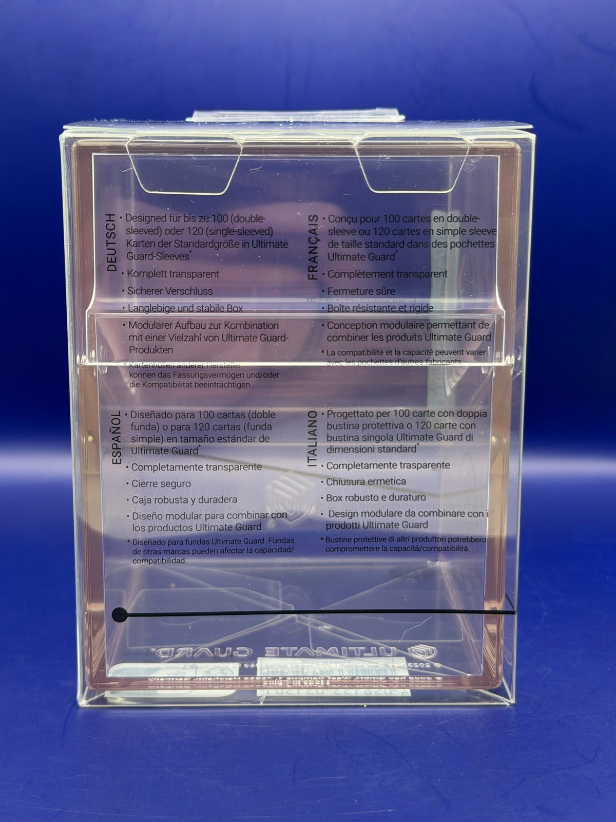 Ultimate Guard Boulder 100+ Deck Case - Clear