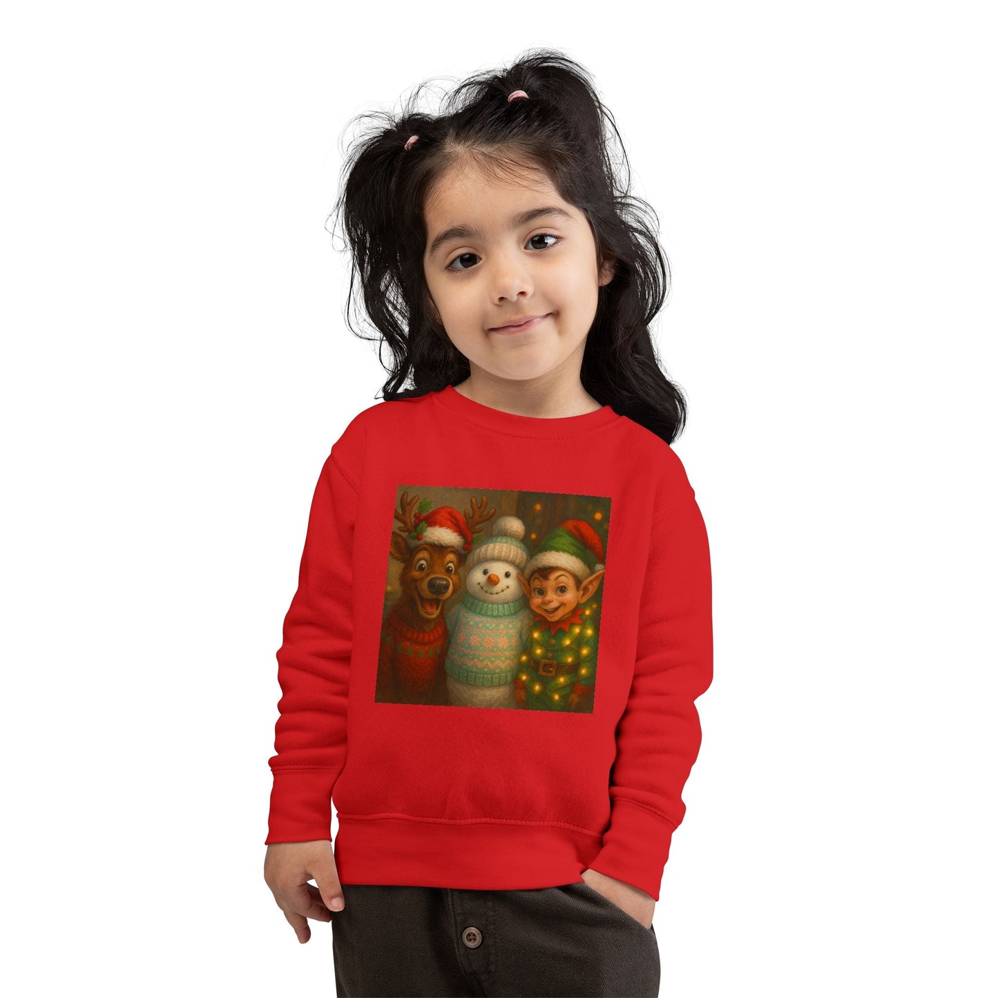 Fun Festive Toddler Sweatshirt Printify
