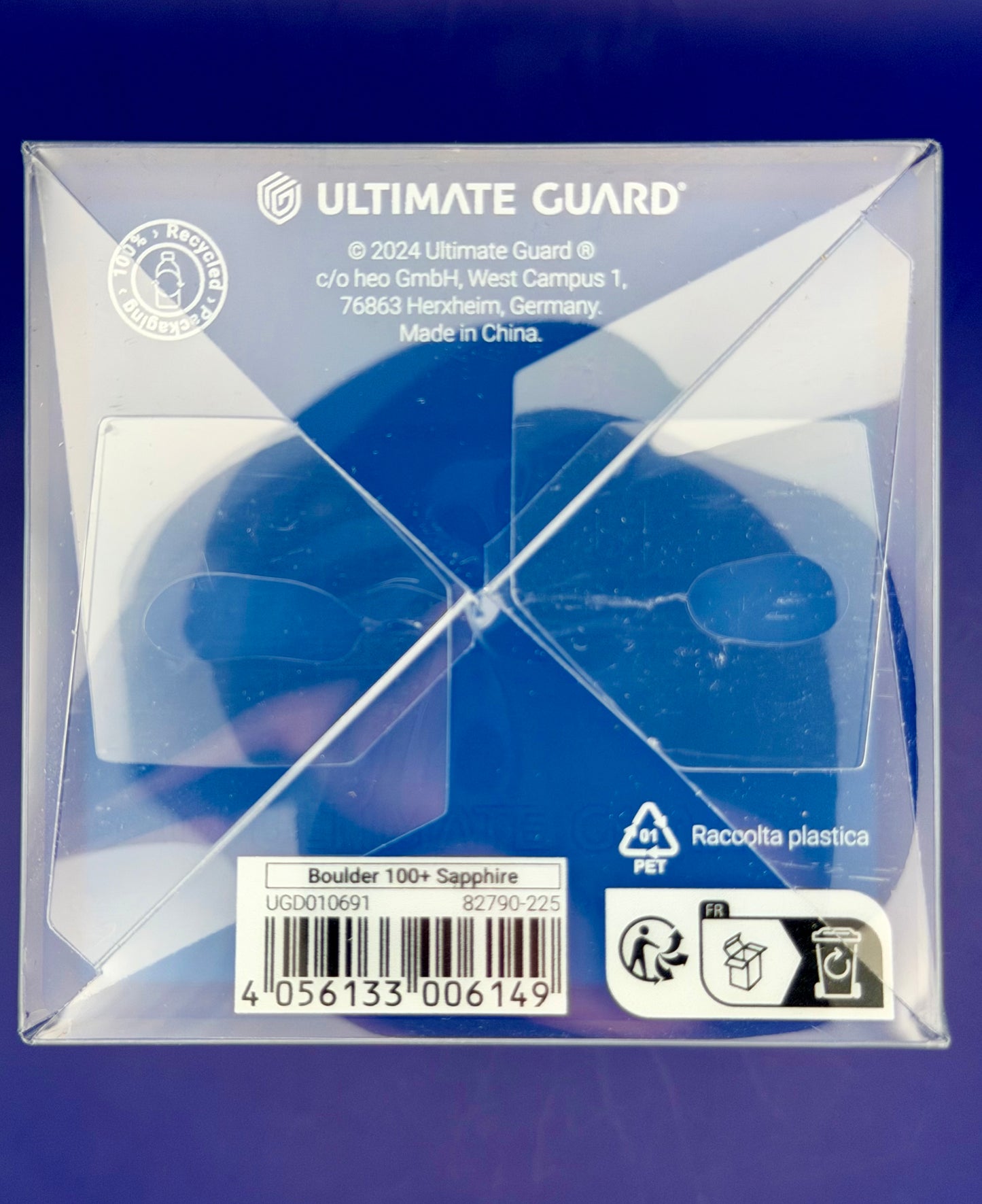 Ultimate Guard Boulder 100+ Deck Case - Sapphire