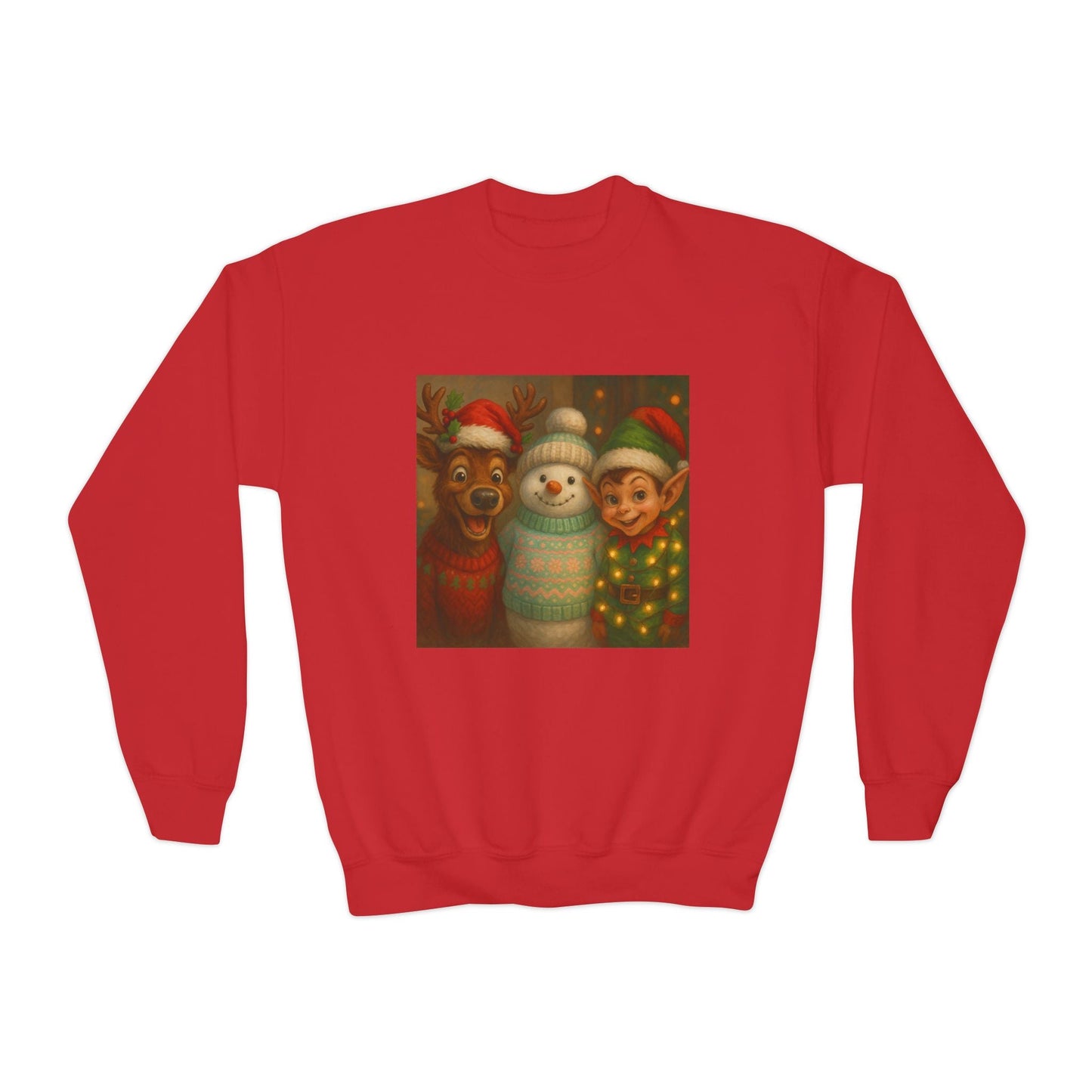 Fun Youth Christmas Sweatshirt Printify