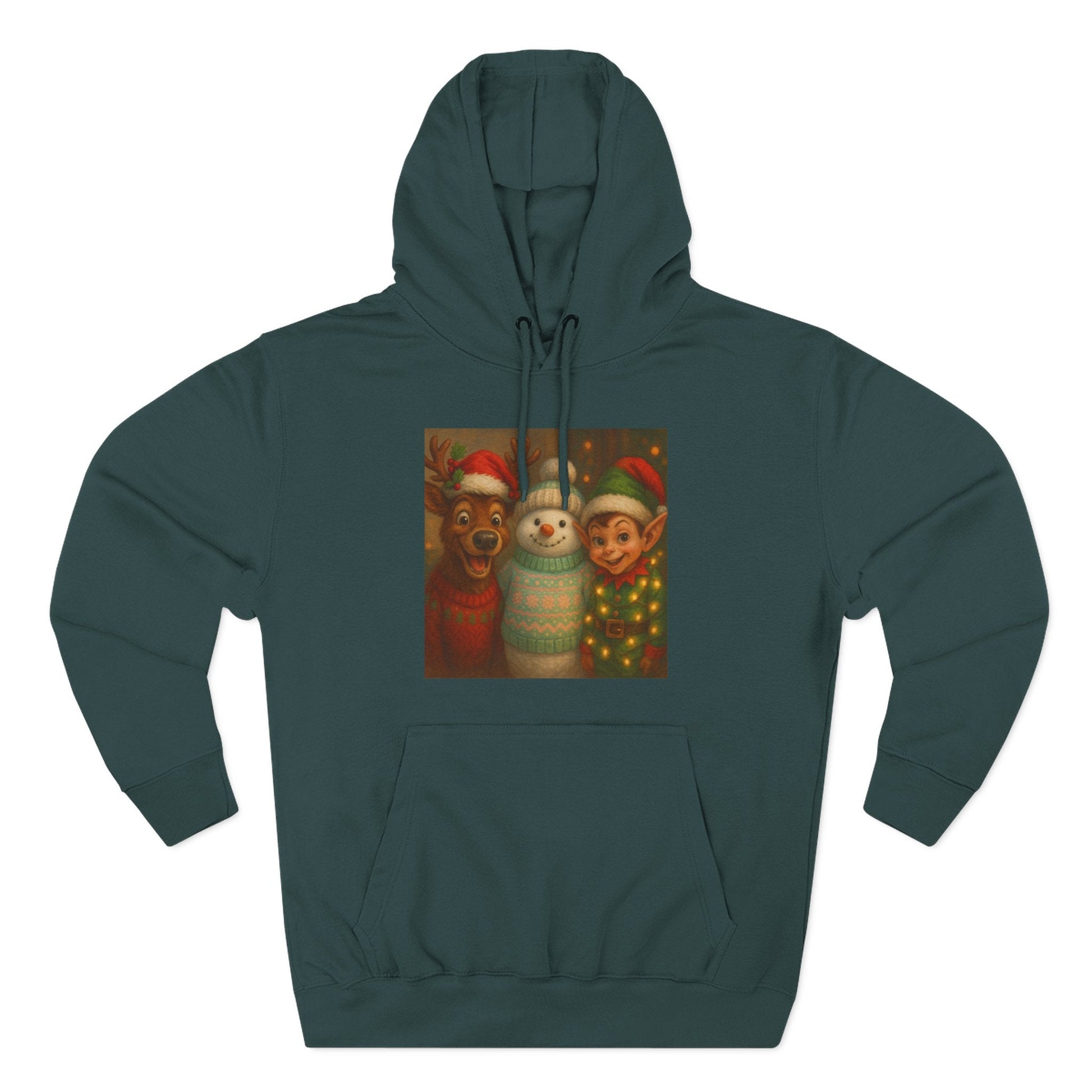 Fun Christmas Fleece Hoodie Printify