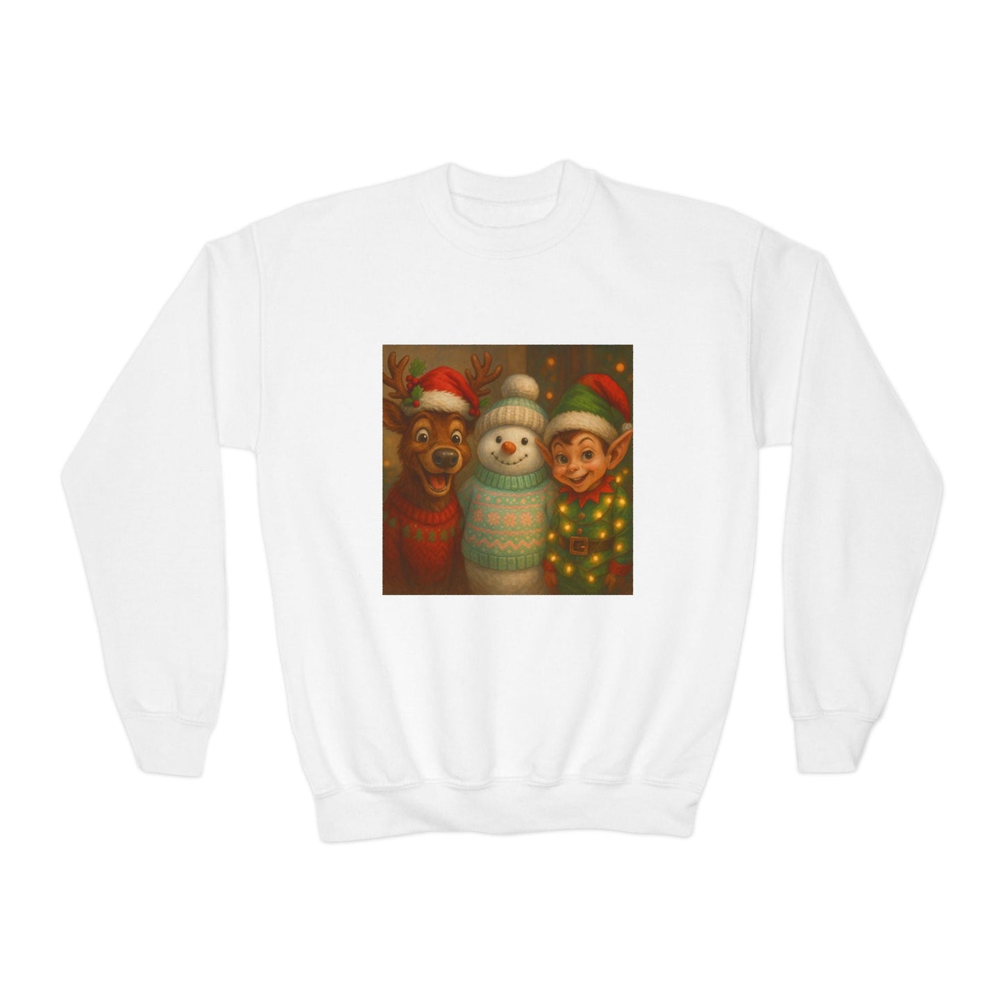 Fun Youth Christmas Sweatshirt Printify