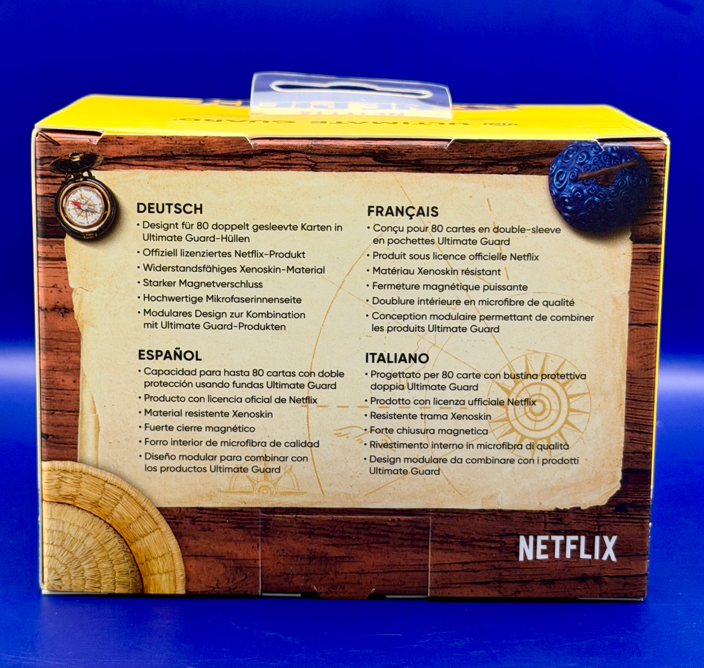Ultimate Guard Sidewinder 80+ Xenoskin – One Piece Netflix Luffy Edition