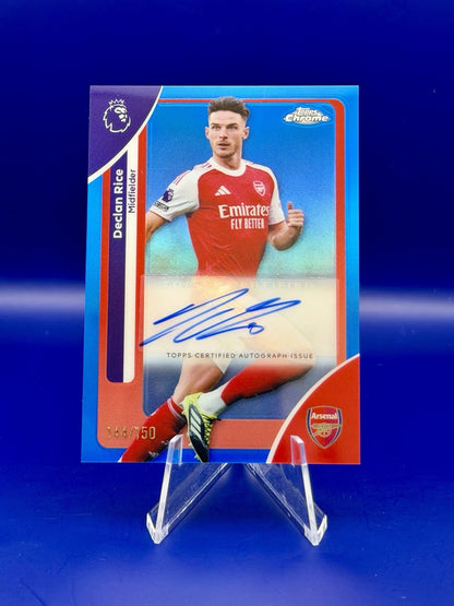 Topps Chrome Premier League 2026 Declan Rice Arsenal Auto /150