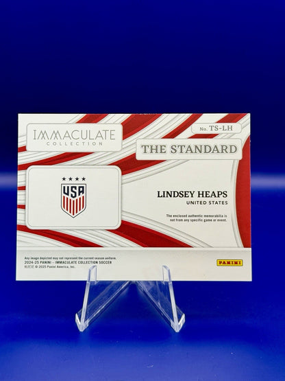 2024-25 Panini Immaculate Collection The Standard Lindsey Heaps USA Patch /49