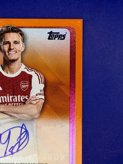 25/26 Topps Pl Martin Odegaard Arsenal Auto /25