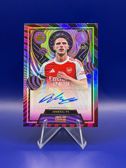 Topps Gold 25/26 Declan Rice Auto 06/50