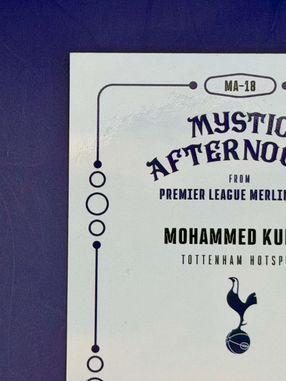 Topps Soccer Mohammed Kudus Tottenham Hotspur MA-MK Mystic Afternoons Insert