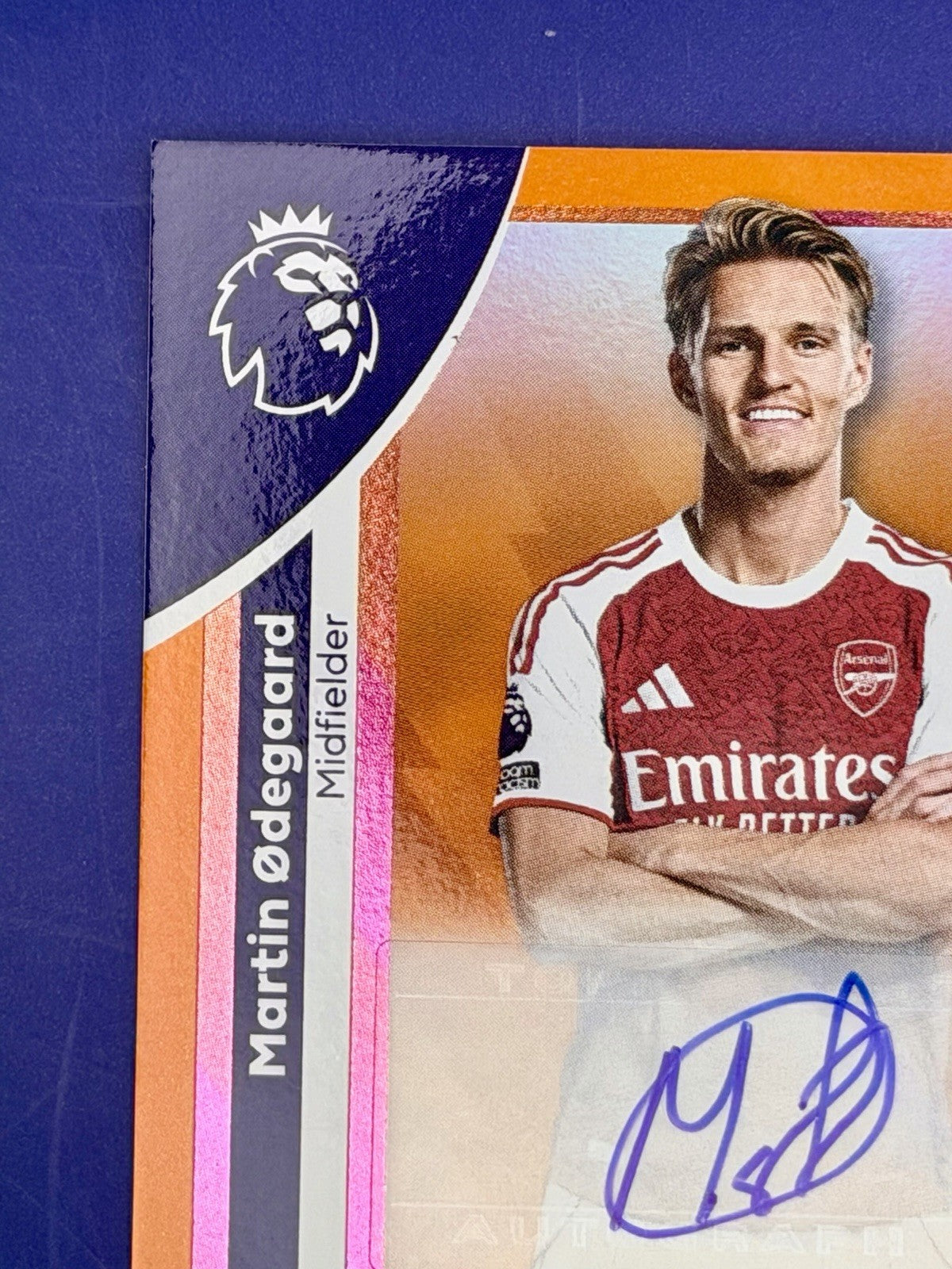 25/26 Topps Pl Martin Odegaard Arsenal Auto /25