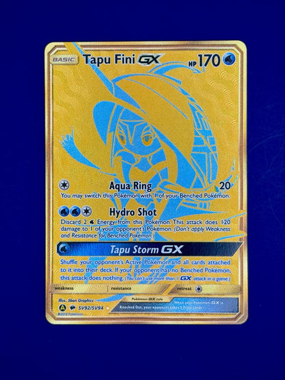 Pokemon Tapu Fini GX SV92/SV94 - Hidden Fates: Shiny Vault Holo - PTCG