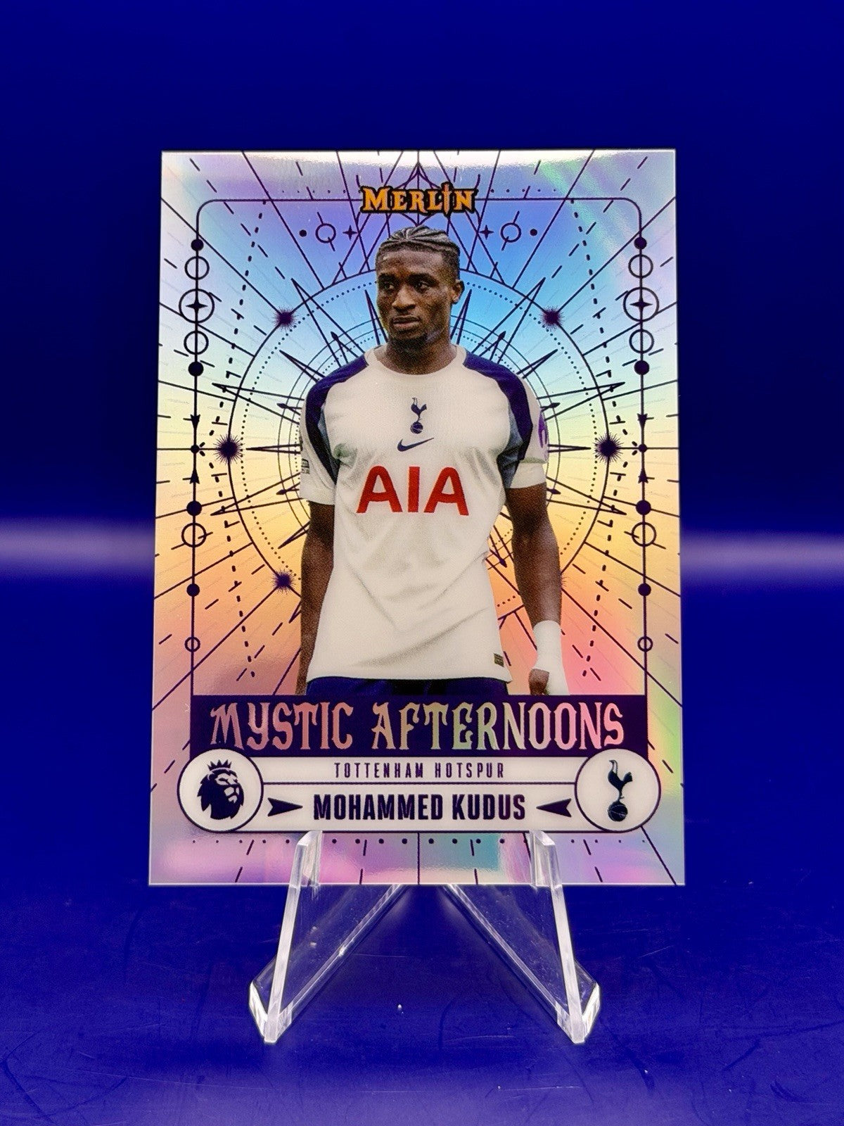 Topps Soccer Mohammed Kudus Tottenham Hotspur MA-MK Mystic Afternoons Insert