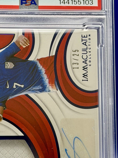 2024-25 Immaculate Cavan Sullivan Premium Swatch Auto Sapphire /25