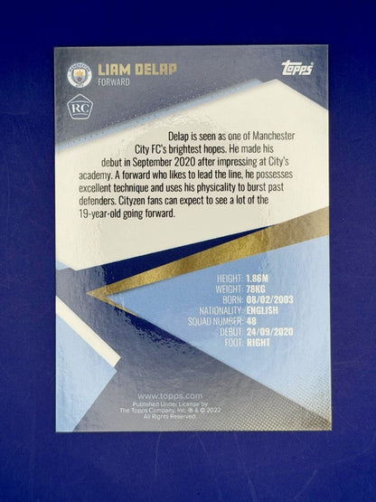 Topps - Manchester City Team Set 2021/22 Liam Delap RC /25