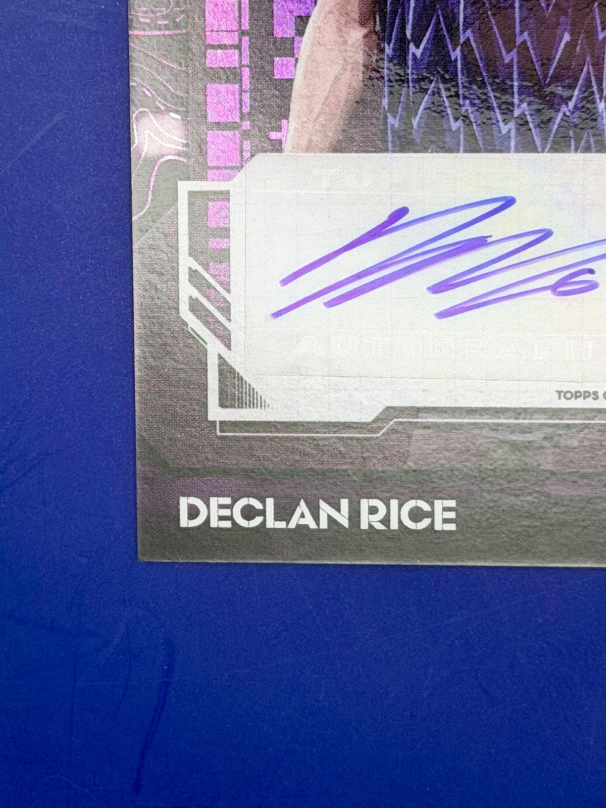 25/26 Topps UEFA Club Competitions Knockout – Arsenal Declan Rice AUTO /50