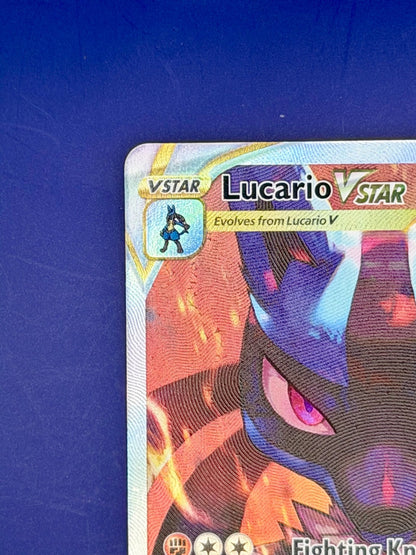 Pokémon TCG Lucario VSTAR SWSH291 Crown Zenith Black Star Promo Card