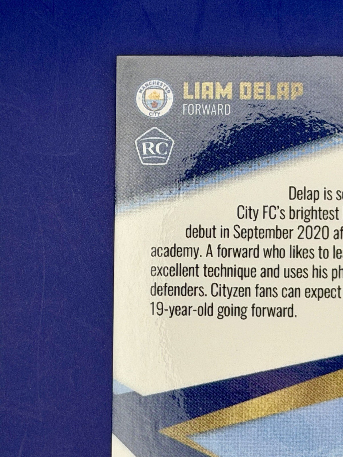Topps - Manchester City Team Set 2021/22 Liam Delap RC /25