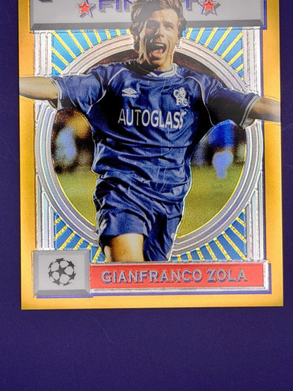 2021-22 Topps Finest Flashbacks Uefa Champions League - Gianfranco Zola /50