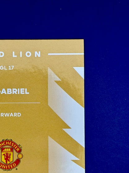Topps Premier League 2026/27 JJ Gabriel Manchester United Rookie Gold lion
