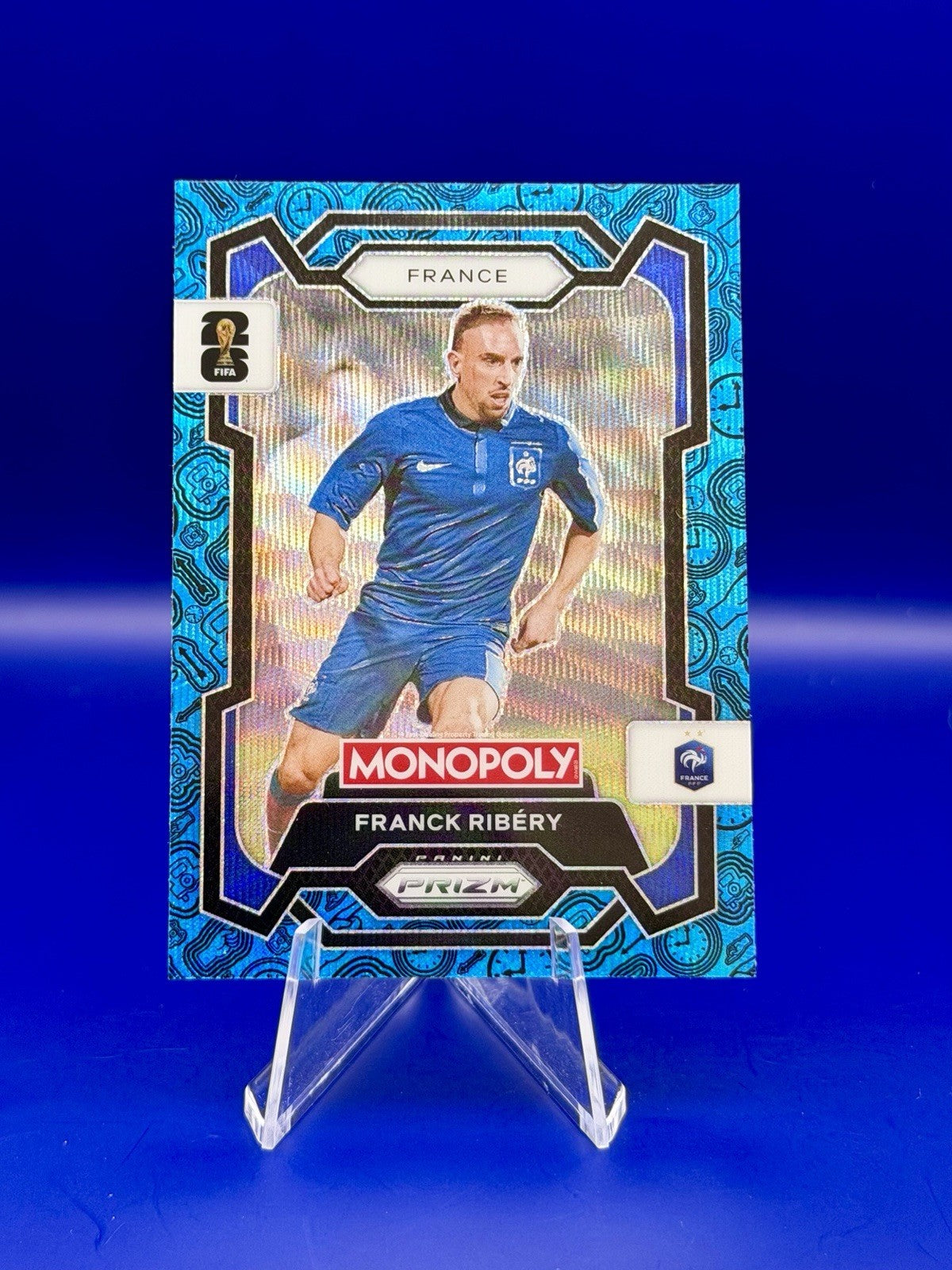 2026 Panini - Monopoly Prizm FIFA World Cup Frank Ribery France Blue Prizm