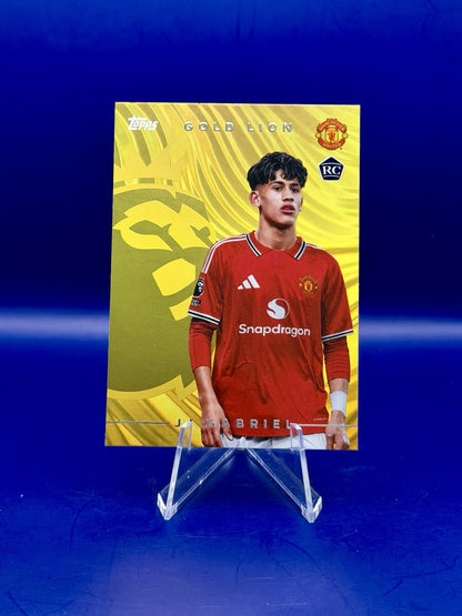 Topps Premier League 2026/27 JJ Gabriel Manchester United Rookie Gold lion