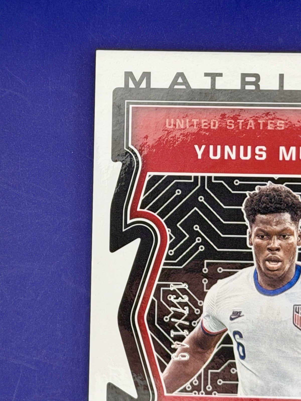 2021/22 Panini Obsidian Yunus Musah USA Patch Auto /149
