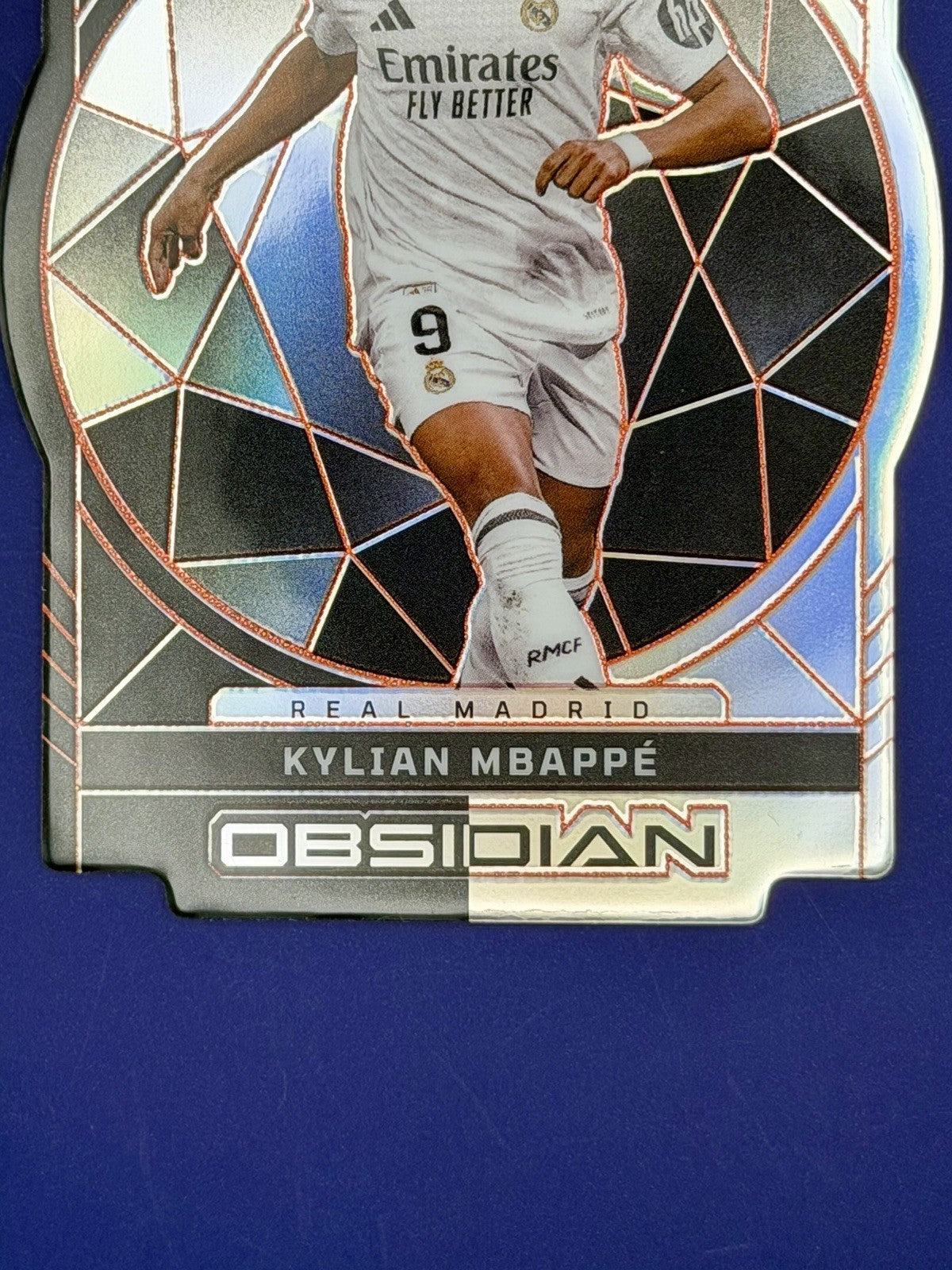 2024-25 Panini Obsidian Equinox Kylian Mbappé #1 Electric Etch Orange /75