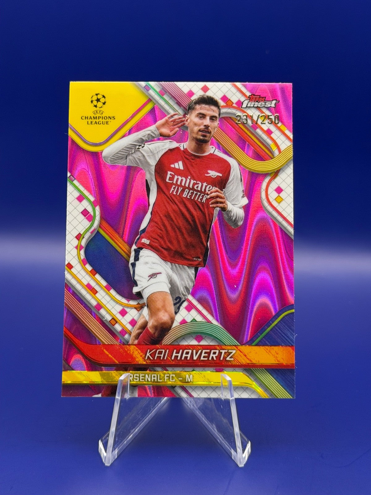 2025 Topps Finest Kai Havertz Arsenal Refractor /250