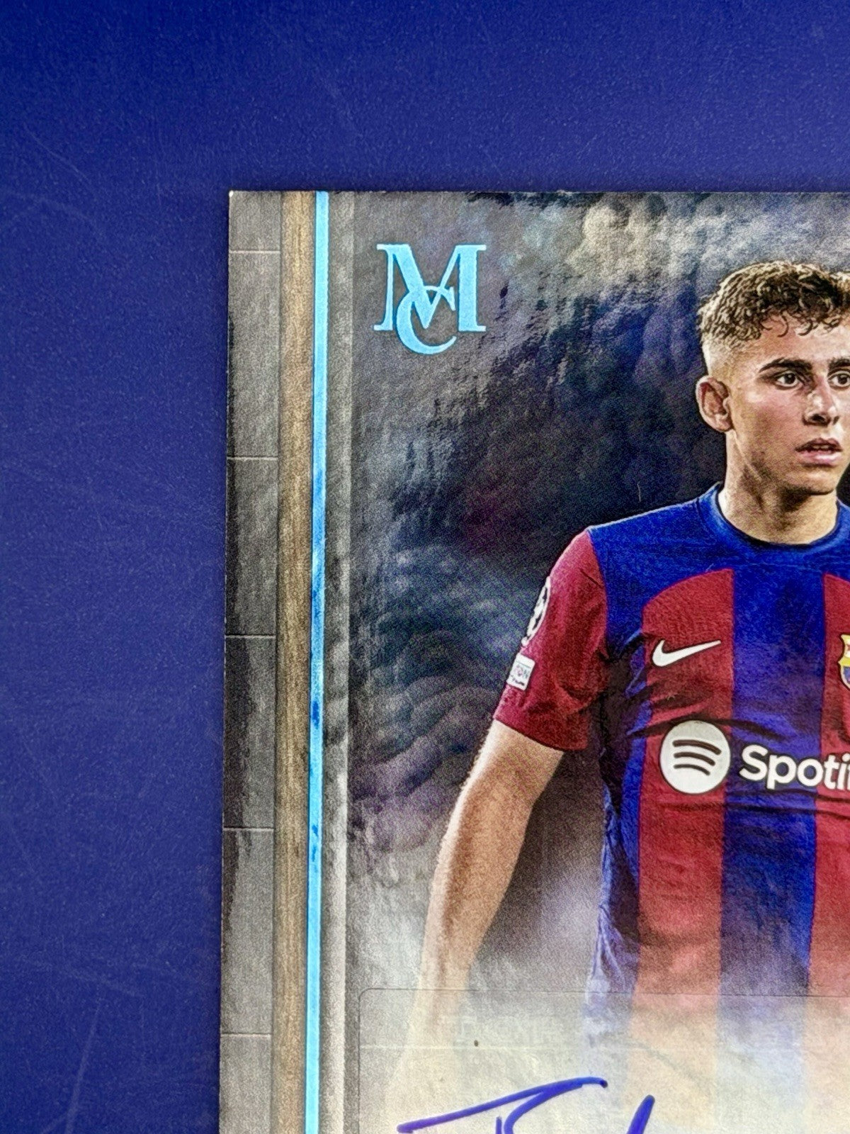 2023-24 Topps Museum UCC Barcelona Fermin Lopez Archival RC Auto /75