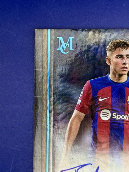 2023-24 Topps Museum UCC Barcelona Fermin Lopez Archival RC Auto /75