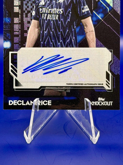 Topps UCC Knockout Declan Rice Auto Soccer Card 2025/26 /99