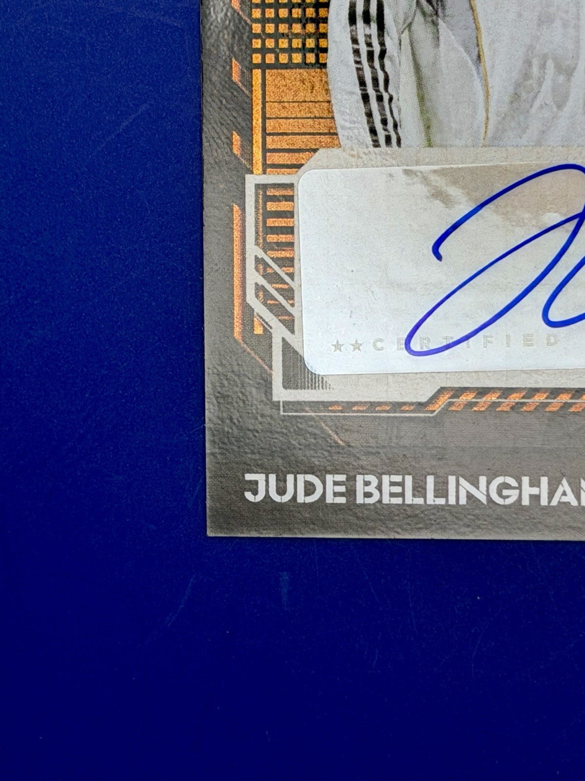 2025 Topps UCC Knockout Jude Bellingham Real Madrid England Orange Auto /25