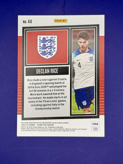 2022-23 Panini - Score FIFA Soccer Declan Rice England Purple Refractor/15