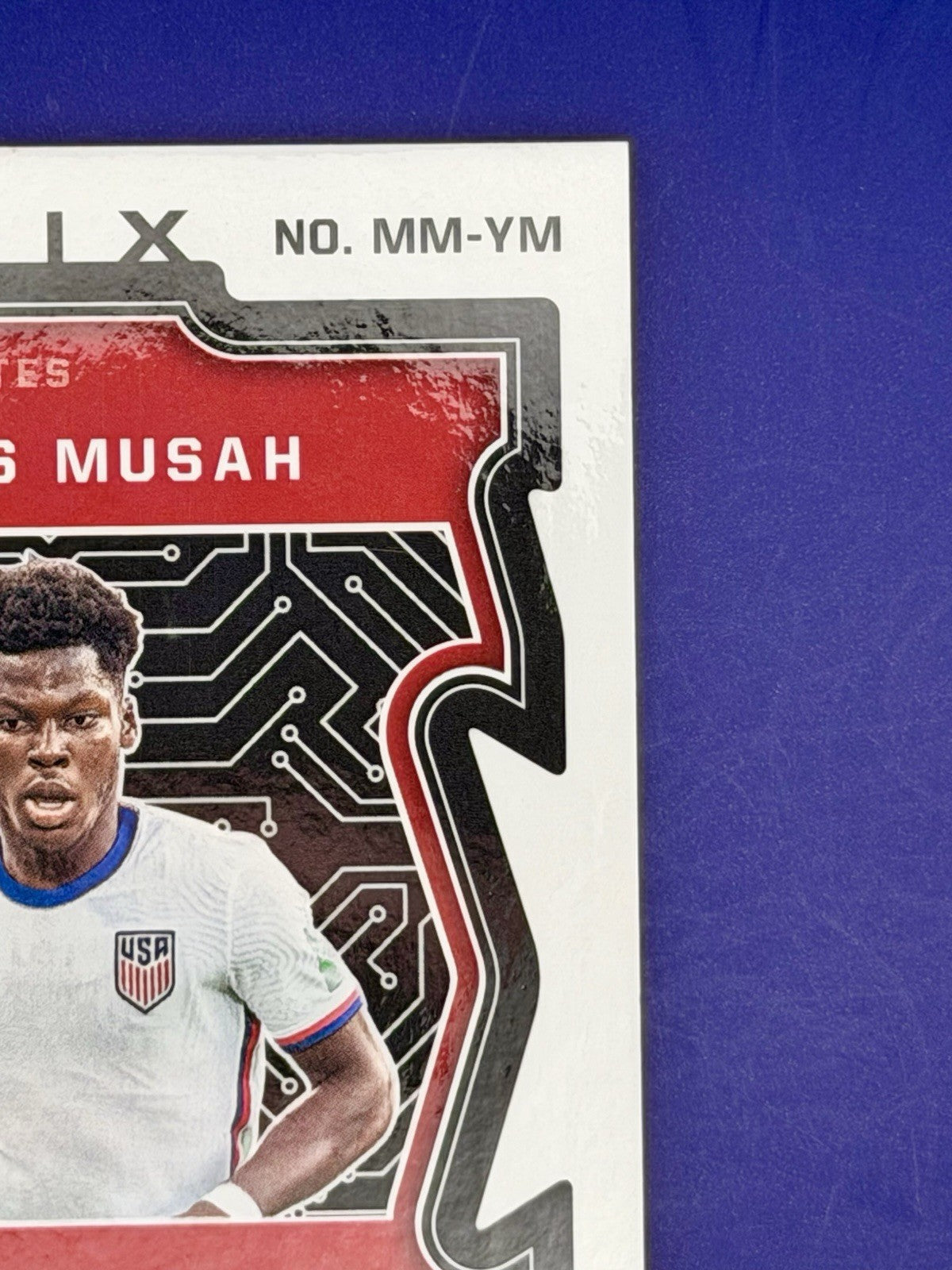 2021/22 Panini Obsidian Yunus Musah USA Patch Auto /149
