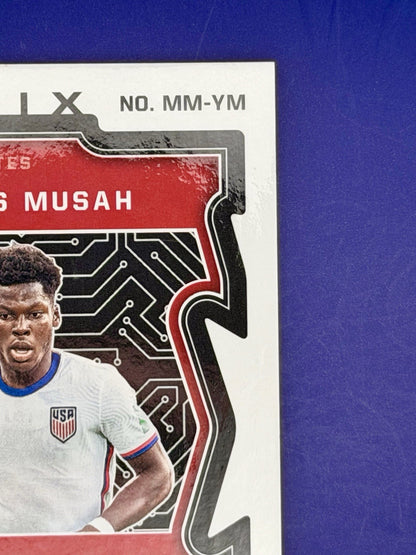 2021/22 Panini Obsidian Yunus Musah USA Patch Auto /149