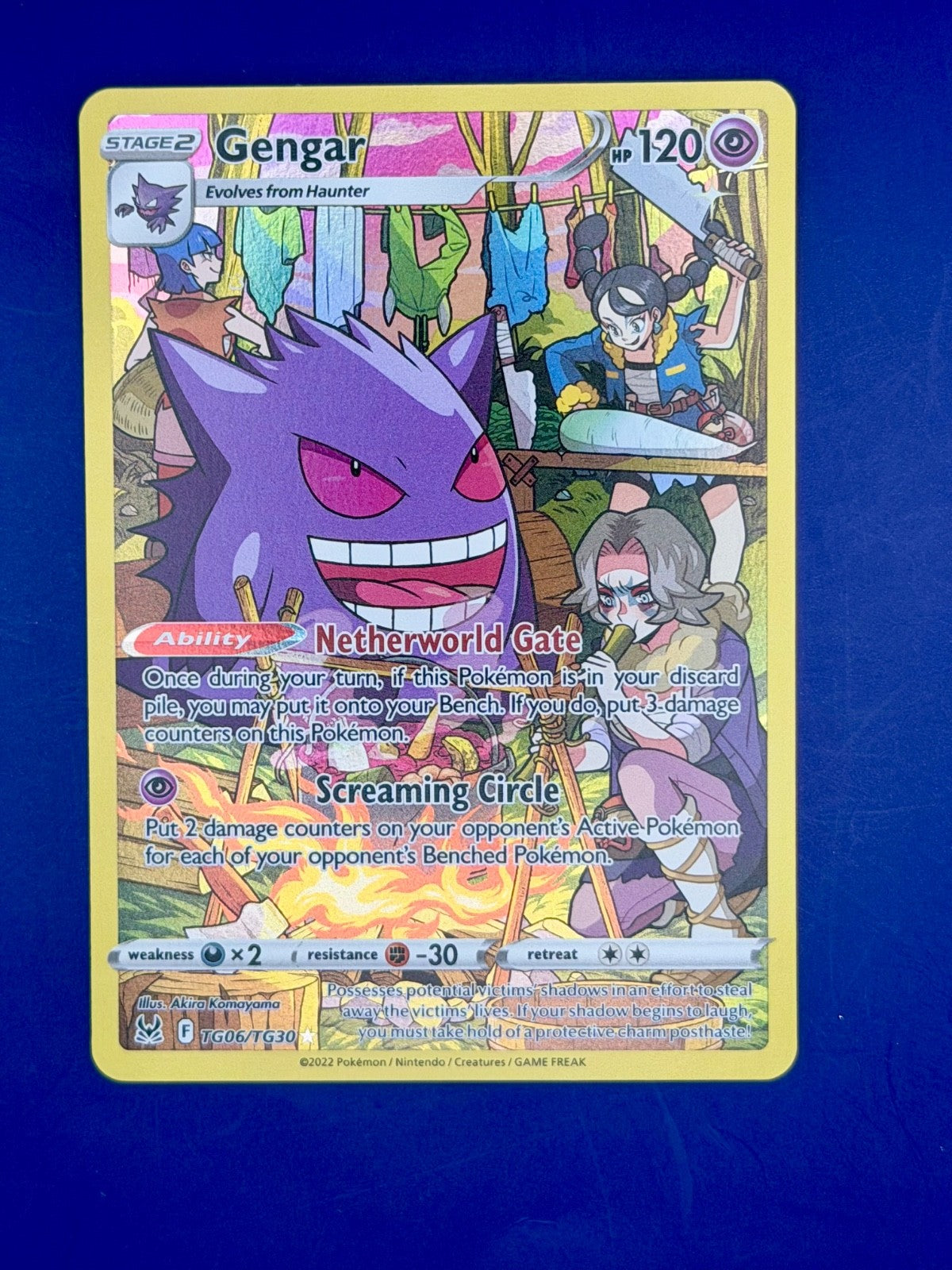 Gengar TG06/TG30 Swsh11: Lost Origin Trainer Gallery Holo NM