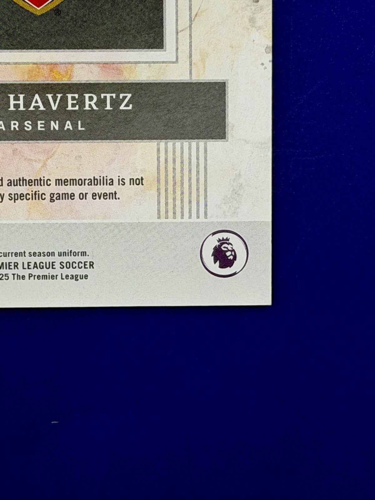 2024-25 Panini Impeccable Premier League Kai Havertz Arsenal Patch /10