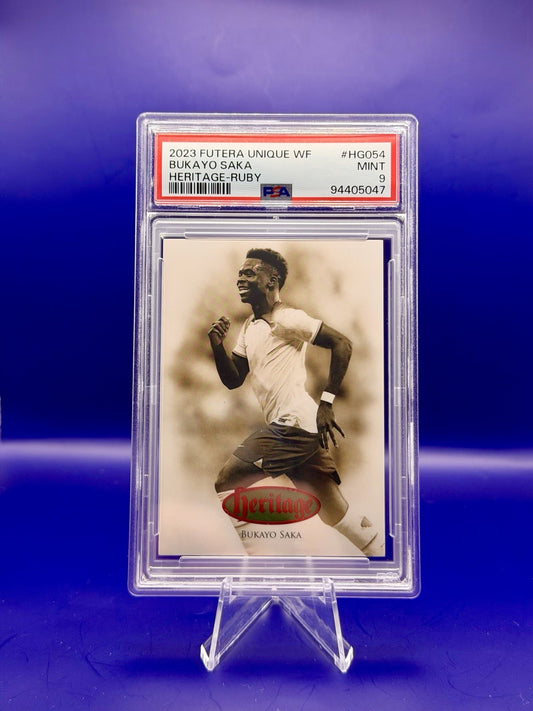 PSA 9 2023 FUTERA Heritage SAKA /10 ENGLAND ARSENAL