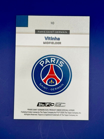 2026 Topps PSG Team Set Vitinha /25