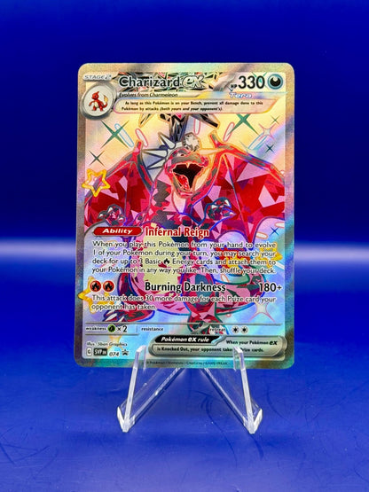 Pokémon TCG Charizard EX Scarlet Violet Black Star Promo Card SVP074