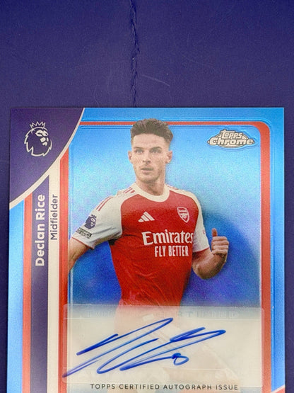 Topps Chrome Premier League 2026 Declan Rice Arsenal Auto /150