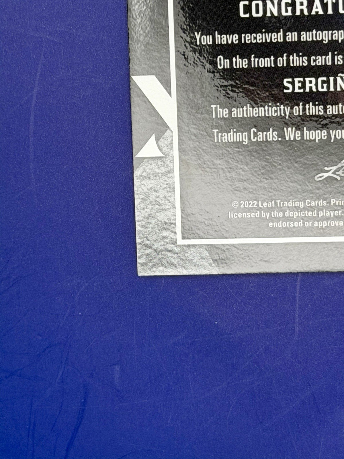 2022 Leaf Ultimate Signature USA Sergino Dest Auto /8
