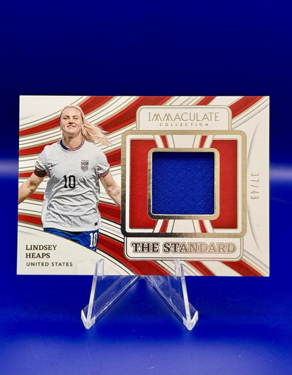 2024-25 Panini Immaculate Collection The Standard Lindsey Heaps USA Patch /49