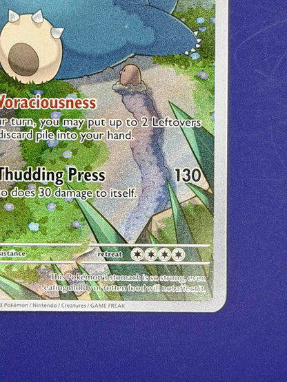 Pokemon 151 Snorlax SVP 051 Black Star ETB Promo Full Art Holo-UNSEALED NM/Mint