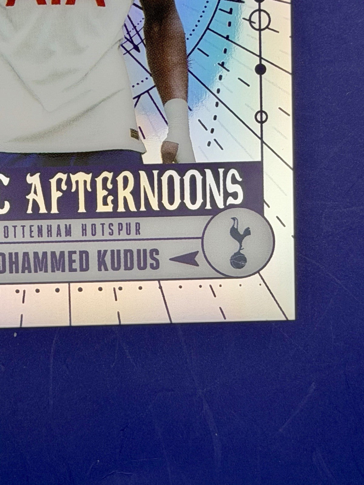 Topps Soccer Mohammed Kudus Tottenham Hotspur MA-MK Mystic Afternoons Insert